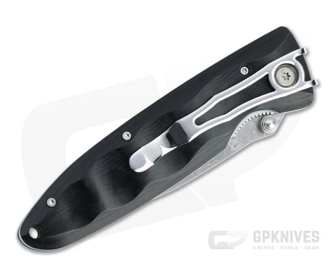 MCusta Classic Wave San Mai VG10 Damascus Black Pakkawood Liner Lock Folder 17D 4 MCusta Classic Wave San Mai VG10 Damascus Black Pakkawood Liner Lock Folder 17D - Image 2