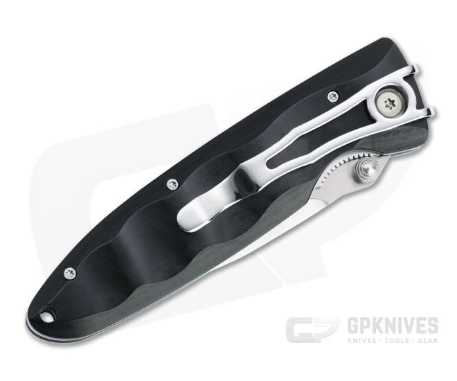 MCusta Classic Wave Satin VG10 Black Pakkawood Liner Lock Folder 17V 4 MCusta Classic Wave Satin VG10 Black Pakkawood Liner Lock Folder 17V - Image 2