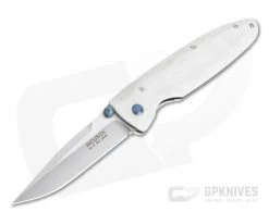 MCusta Classic Wave Satin VG10 Corian Liner Lock Folder 19V