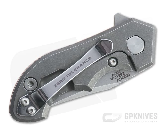 Zero Tolerance 0022CU FSS Stonewashed 20CV Copper Limited Run Titanium Flipper 4 Zero Tolerance 0022CU FSS Stonewashed 20CV Copper Limited Run Titanium Flipper - Image 2