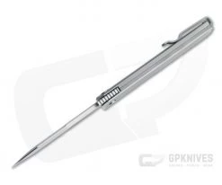 D Rocket Design Revenge Front Flipper Satin M390 Blasted Titanium Liner Lock Folder 0023 -EDC (Every Day Carry) Shop 0023 3 1