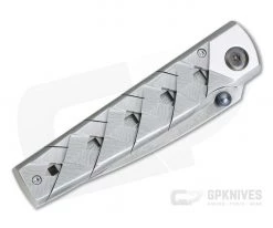 Mcusta Yoroi San Mai Damascus VG10 Basket Weave Damascus Handle Folder 0037D -EDC (Every Day Carry) Shop 0037d 2