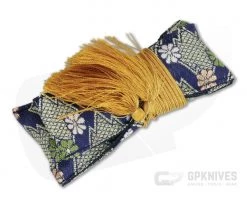 Mcusta Yoroi San Mai Damascus VG10 Basket Weave Damascus Handle Folder 0037D -EDC (Every Day Carry) Shop 0037d 4