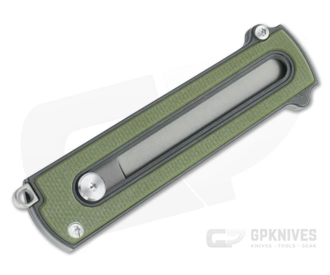 D Rocket Design Zr BarloX Black PVD M390 Green G10 Zirconium Manual OTF Knife 4 D Rocket Design Zr BarloX Black PVD M390 Green G10 Zirconium Manual OTF Knife - Image 2