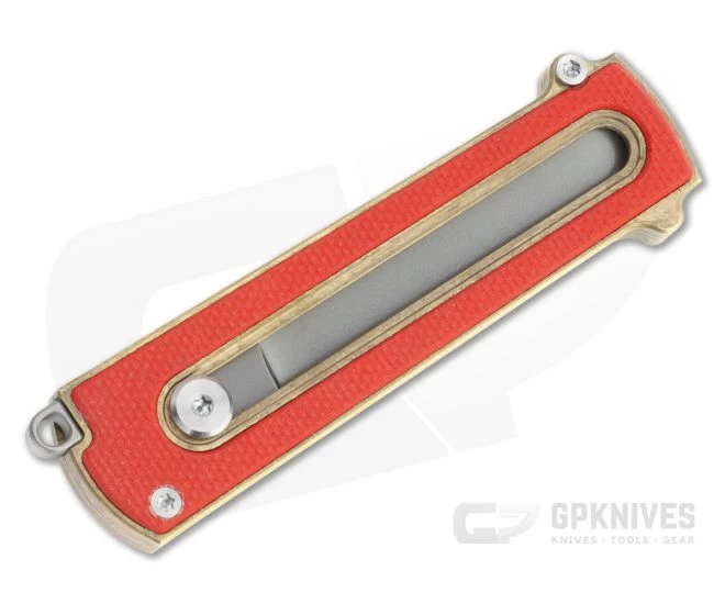 D Rocket Design Al Br BarloX Black PVD M390 Red G10 Al Bronze Manual OTF Knife 4 D Rocket Design Al Br BarloX Black PVD M390 Red G10 Al Bronze Manual OTF Knife - Image 2