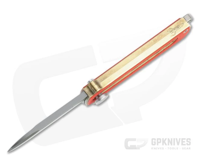 D Rocket Design Al Br BarloX Black PVD M390 Red G10 Al Bronze Manual OTF Knife 5 D Rocket Design Al Br BarloX Black PVD M390 Red G10 Al Bronze Manual OTF Knife - Image 3