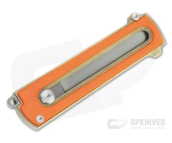 D Rocket Design Al Br BarloX Black PVD M390 Orange G10 Al Bronze Manual OTF Knife 4 D Rocket Design Al Br BarloX Black PVD M390 Orange G10 Al Bronze Manual OTF Knife - Image 2