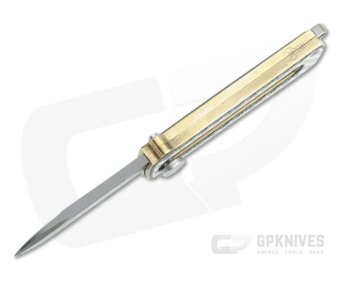 D Rocket Design Al Br BarloX Black PVD M390 Silver Carbon Fiber Al Bronze Manual OTF Knife 5 D Rocket Design Al Br BarloX Black PVD M390 Silver Carbon Fiber Al Bronze Manual OTF Knife - Image 3