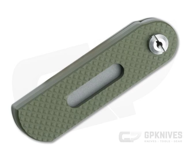 D Rocket Design OvalMoon Blasted AEB-L Textured OD Green Cerakote Aluminum Swivel Folder 0067 4 D Rocket Design OvalMoon Blasted AEB-L Textured OD Green Cerakote Aluminum Swivel Folder 0067 - Image 2