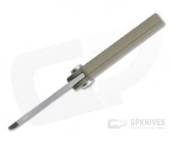 D Rocket Design OvalMoon Blasted AEB-L Textured FDE Cerakote Aluminum Swivel Folder 0068 -EDC (Every Day Carry) Shop 0068 3