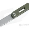 D Rocket Design OvalMoon Blasted AEB-L Smooth OD Green Cerakote Aluminum Swivel Folder 0070 -EDC (Every Day Carry) Shop 0070 1