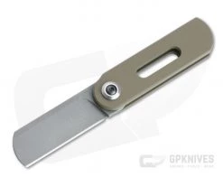 D Rocket Design OvalMoon Blasted AEB-L Smooth FDE Cerakote Aluminum Swivel Folder 0071