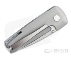 D Rocket Design Harlock Automatic Satin M390 Titanium Button Lock Folder 0075 -EDC (Every Day Carry) Shop 0075 2