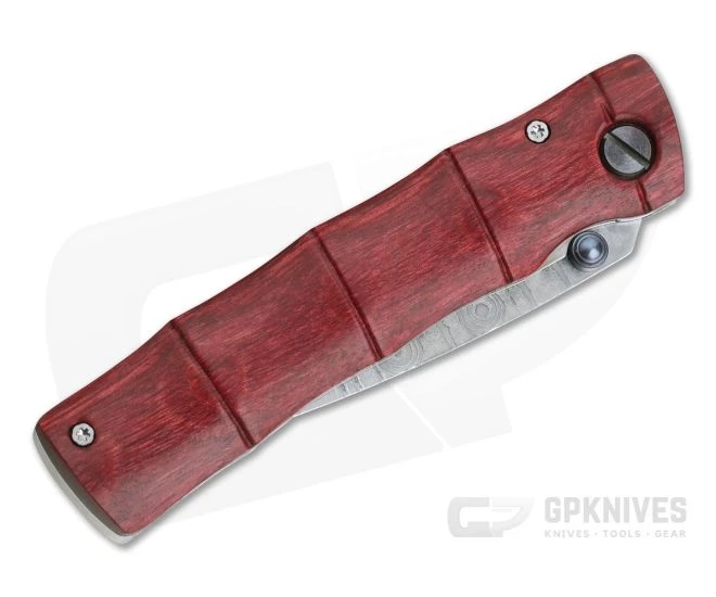 MCusta Take Series Stamina Wood San Mai Damascus VG10 Liner Lock Folder 0075D 4 MCusta Take Series Stamina Wood San Mai Damascus VG10 Liner Lock Folder 0075D - Image 2