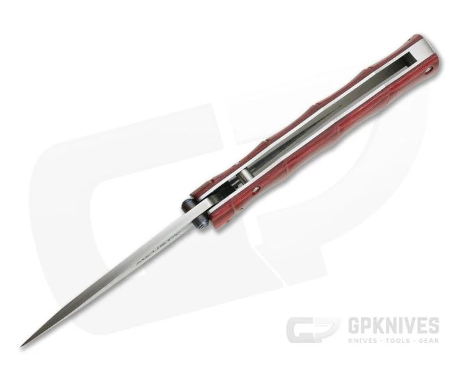 MCusta Take Series Stamina Wood San Mai Damascus VG10 Liner Lock Folder 0075D 5 MCusta Take Series Stamina Wood San Mai Damascus VG10 Liner Lock Folder 0075D - Image 3