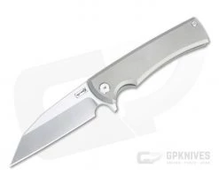 Chaves Ultramar Sangre Street Flipper Wharncliffe M390 Titanium Folding Knife