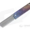 D Rocket Design MaximX Flipper M390 Aztec Engraved Anodized Titanium Folder 0081 -EDC (Every Day Carry) Shop 0081 1 2