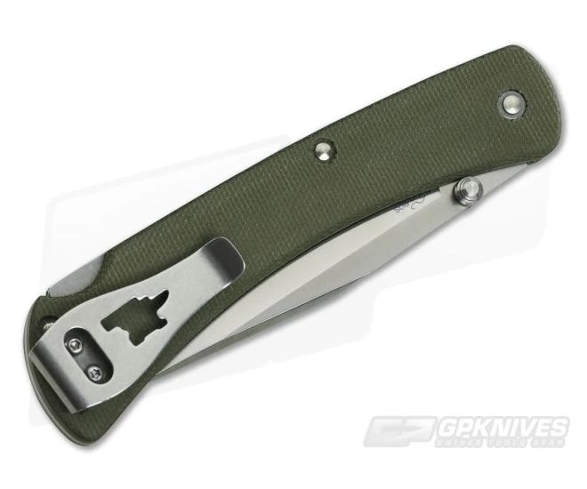 Buck 110 Slim Pro OD Green Canvas Micarta S30V Folding Lock Back 0110ODS4 4 Buck 110 Slim Pro OD Green Canvas Micarta S30V Folding Lock Back 0110ODS4 - Image 2