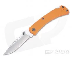 Buck 110 Slim Pro TRX Satin S30V Orange G10 EDC Back Lock Folder 0110ORS3