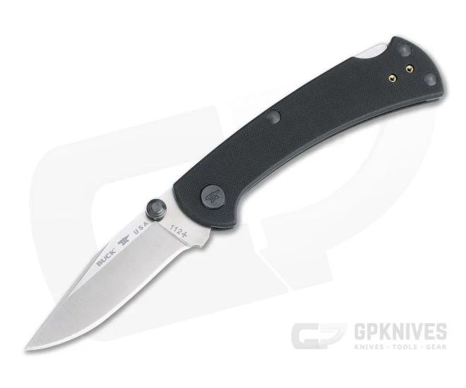 Buck 112 Slim Pro TRX Satin S30V Black G10 EDC Back Lock Folder 0112BKS3 3 Buck 112 Slim Pro TRX Satin S30V Black G10 EDC Back Lock Folder 0112BKS3