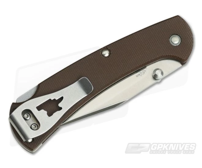 Buck 112 Slim Pro Ranger Brown Canvas Micarta S30V Folding Lock Back 0112BRS6 4 Buck 112 Slim Pro Ranger Brown Canvas Micarta S30V Folding Lock Back 0112BRS6 - Image 2