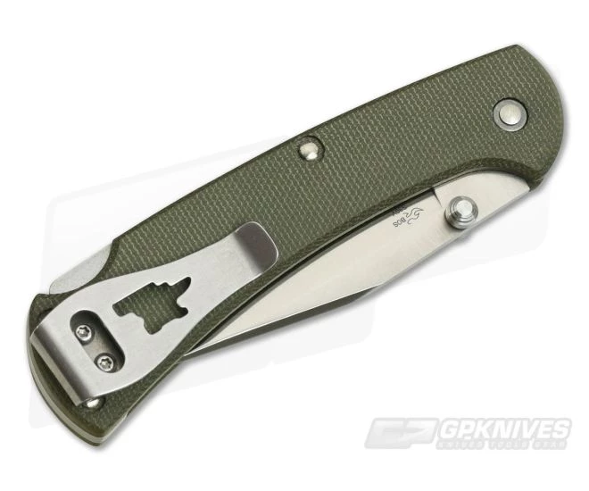 Buck 112 Slim Pro Ranger OD Green Canvas Micarta S30V Folding Lock Back 0112ODS6 4 Buck 112 Slim Pro Ranger OD Green Canvas Micarta S30V Folding Lock Back 0112ODS6 - Image 2