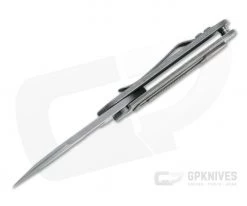 Serge Knife Co. Bean Flipper Mid-Tech Harpoon Acid Washed Nitro-V Copper Skull Titanium Slip Joint 014 -EDC (Every Day Carry) Shop 014 3 4