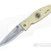 MCusta Knives Gunshin Ivory Micarta Damascus Folder -EDC (Every Day Carry) Shop 0185d