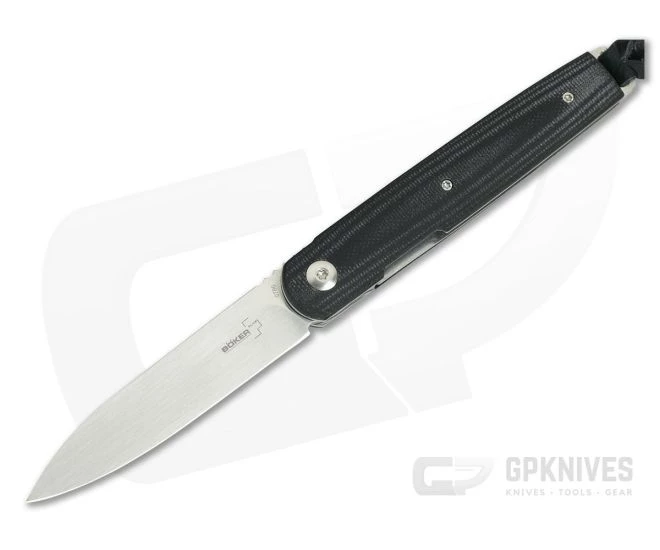 Boker Plus LRF Liner Lock VG10 Top Flipper Black G10 01BO078 3 Boker Plus LRF Liner Lock VG10 Top Flipper Black G10 01BO078