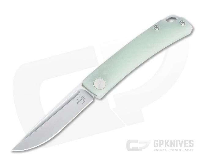 Boker Plus Celos Satin 440C Natural Jade G10 Slip Joint Folder 01BO179 3 Boker Plus Celos Satin 440C Natural Jade G10 Slip Joint Folder 01BO179
