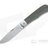 Boker Plus Bonfire Trapper Satin D2 Green Micarta Liner Lock Front Flipper 01BO182 -EDC (Every Day Carry) Shop 01bo182 1