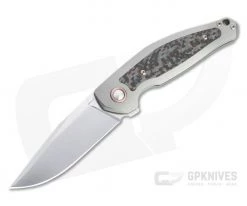 Boker Plus x Anso Collection 2022 Flipper Satin M390 Copper Carbon Fiber Titanium Folder 01BO2022