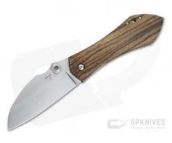 Boker Plus Anso 67 Pro Zebrawood Satin D2 Liner Lock 01BO233