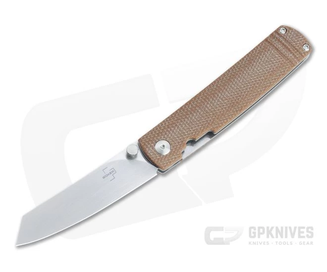 Boker Plus Tenshi Matsuno Satin VG10 Micarta Liner Lock Folder 01BO327 3 Boker Plus Tenshi Matsuno Satin VG10 Micarta Liner Lock Folder 01BO327
