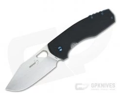 Boker Plus F3.5 Vox Black G10 Satin D2 Frame Lock Folder 01BO337
