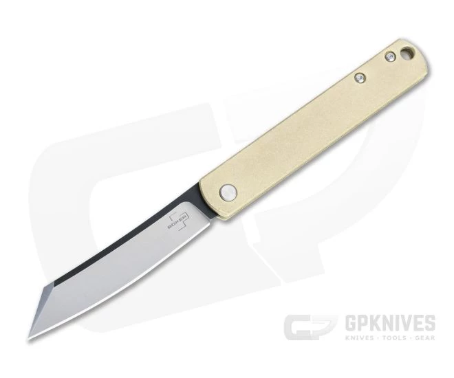 Boker Plus Zenshin 42 Two-Tone 440C Brass Slip Joint Folder 01BO369 3 Boker Plus Zenshin 42 Two-Tone 440C Brass Slip Joint Folder 01BO369