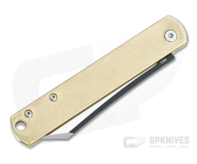Boker Plus Zenshin 42 Two-Tone 440C Brass Slip Joint Folder 01BO369 4 Boker Plus Zenshin 42 Two-Tone 440C Brass Slip Joint Folder 01BO369 - Image 2