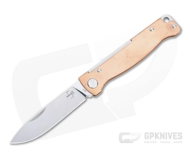 Boker Plus Atlas Copper 12C27 EDC Slip Joint Folder 01BO852 3 Boker Plus Atlas Copper 12C27 EDC Slip Joint Folder 01BO852