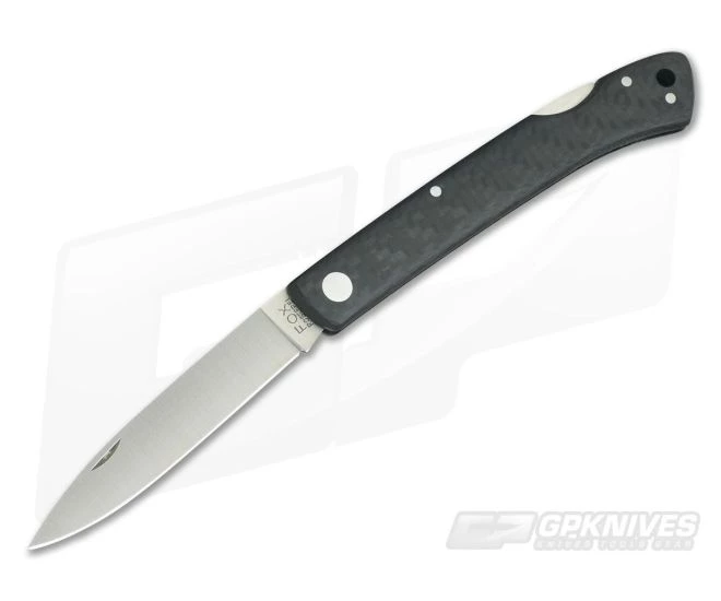 Fox Knives Carbon Fiber Back Lock Folding Knife 573CF 3 Fox Knives Carbon Fiber Back Lock Folding Knife 573CF