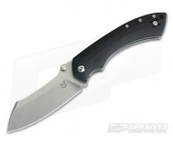 Fox Knives Kmaxrom Pelican Stonewash N690 Black G10 Liner Lock 534