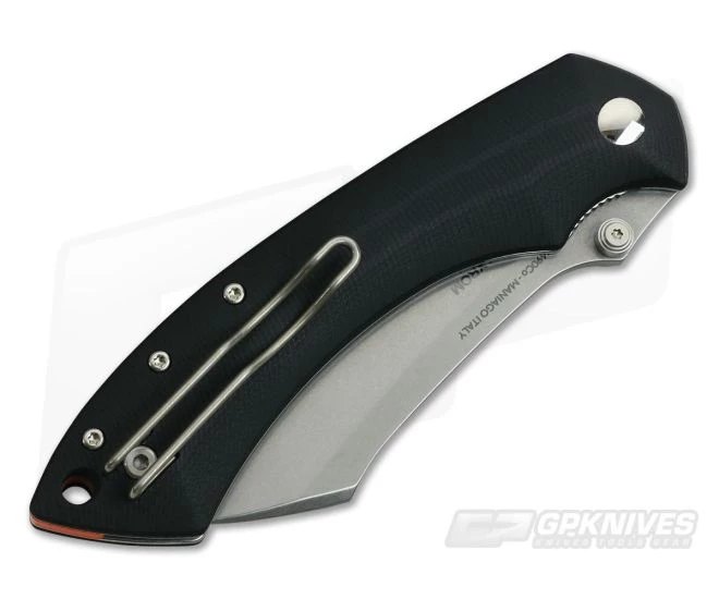 Fox Knives Kmaxrom Pelican Stonewash N690 Black G10 Liner Lock 534 4 Fox Knives Kmaxrom Pelican Stonewash N690 Black G10 Liner Lock 534 - Image 2