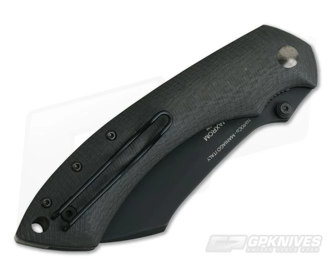 Fox Knives Kmaxrom Pelican Black N690 Carbon Fiber Liner Lock 534CF 4 Fox Knives Kmaxrom Pelican Black N690 Carbon Fiber Liner Lock 534CF - Image 2