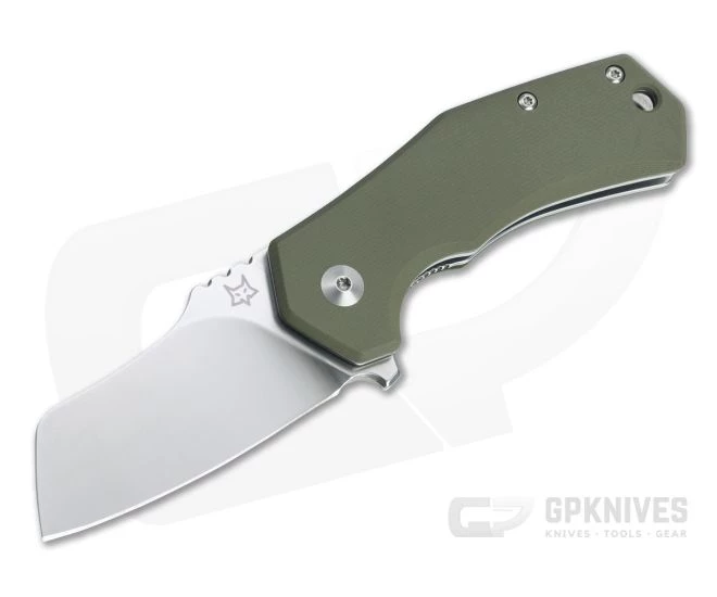 Fox Italicus M390 Sheepsfoot OD Green G10 Liner Lock Flipper 01FX894 3 Fox Italicus M390 Sheepsfoot OD Green G10 Liner Lock Flipper 01FX894