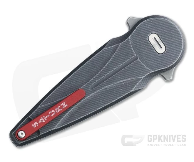 Fox/Anarcnide Saturn Radius Lock Acid Stonewashed N690Co Gray Aluminum Folder 01FX941 4 Fox/Anarcnide Saturn Radius Lock Acid Stonewashed N690Co Gray Aluminum Folder 01FX941 - Image 2