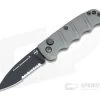 Boker Mini Kalashnikov 73 Automatic Part Serrated Black AUS-8 Gray Folding Knife 01KALS73BN