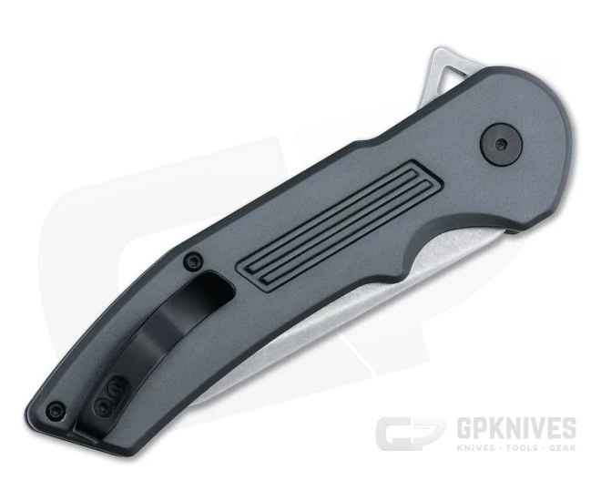 Buck 262 Hexam Assist Reverse Tanto Gray Aluminum SUR Lock Flipper 0262GYS 4 Buck 262 Hexam Assist Reverse Tanto Gray Aluminum SUR Lock Flipper 0262GYS - Image 2