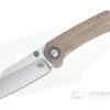 Christensen Knifeworks Maverick S Liner Lock Satin M390 Brown Micarta Folder -EDC (Every Day Carry) Shop 02 1 5