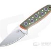 Boker Plus The Brook Polished VG10 Olive Drab Green G10 Fixed Blade 02BO031