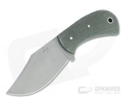Boker Plus Mad Man Souville Dark Stonewashed D2 Green Micarta Compact Fixed Blade 02BO052