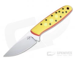 Boker Plus The Brook Yellow Trout Polished VG10 Yellow G10 Fixed Blade 02BO068